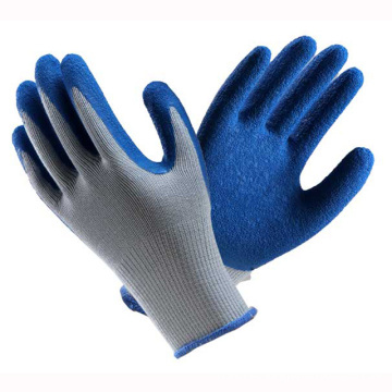 (LG-017) 13t guantes de trabajo de trabajo de seguridad protegidos con látex